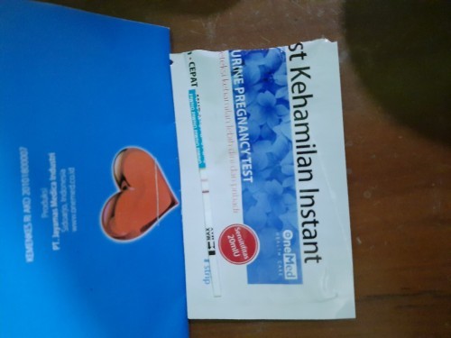 telat haid, hasil garis 2