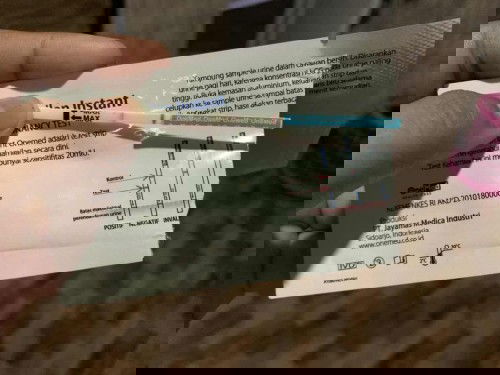 HASIL TESTPACK ONEMED POSITIVE OR NEGATIVE YA MOMS?