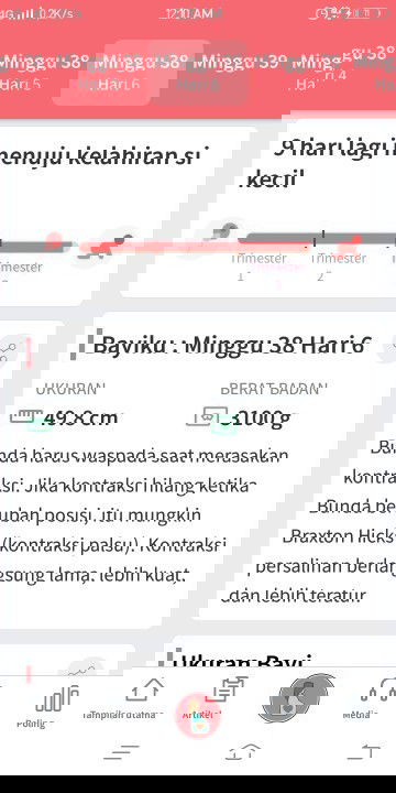 Menghitung hari lahiran