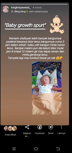 Bayi rewel = baby growth spurt