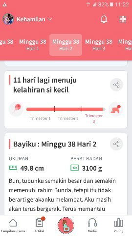 Doin saya bunda supaya cepet lahiran amiinn