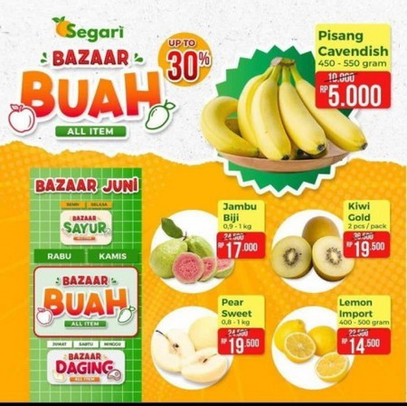 BAZAR BUAH SEGARI