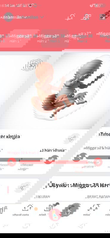 Minta doa nya agar segara lahiran sblm HPL