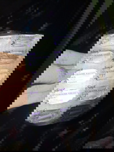 Severe infection in urine
Cefuroxime Axetil