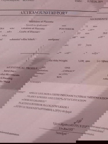 normal lang po ba na 28 weeks tapos yung placenta is grade 1 palang ??