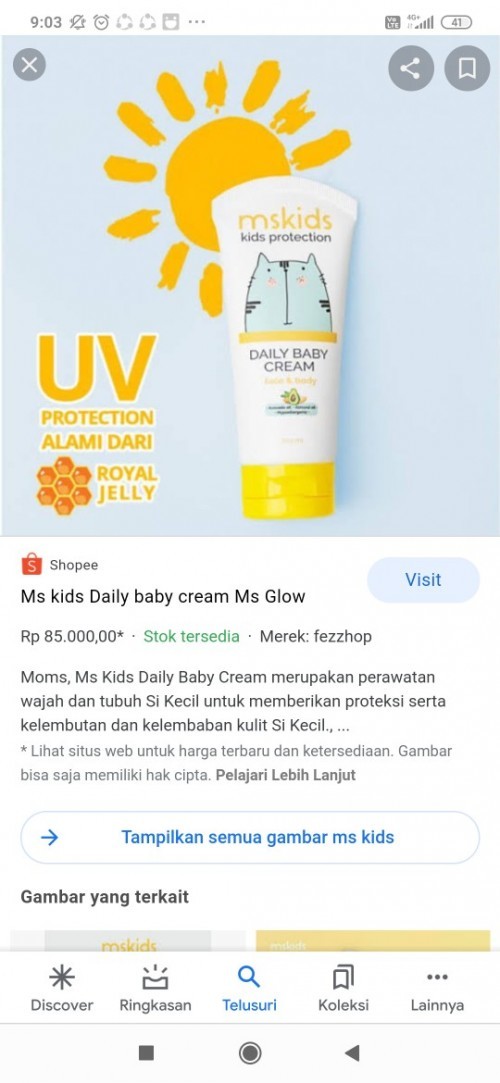 Krim bayi ms kids