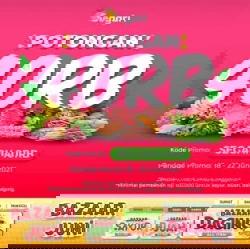 * 🎉 Bazar Daging  + POTONGAN HARGA 40RB!!!🎉*