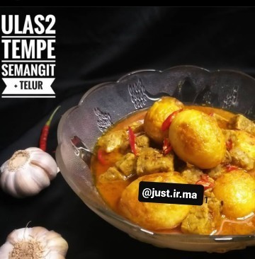 Ulas² Tempe semangit(Tempe BUSUK) dan telur