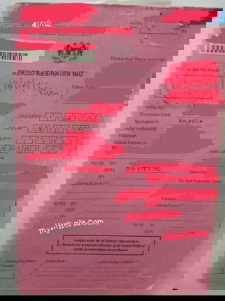 Buku pink.. Rekod kehamilan