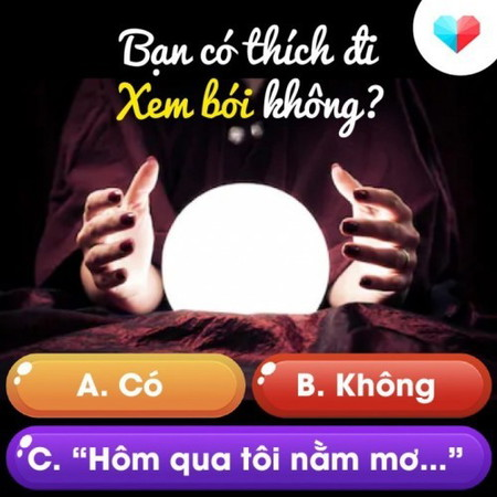 Bạn có thích đi xem bói không?