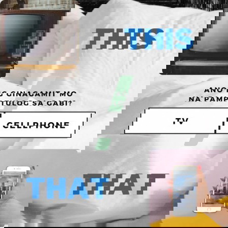 Ano'ng madalas mong pampatulog sa gabi?