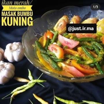 IKAN MERAH BUMBU KUNING