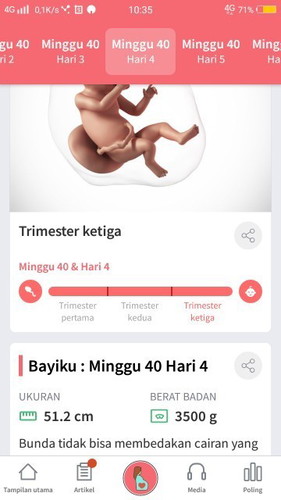 Smpek skrg blom ada kontraksi.Jdi khawatir. Kira2 para bunda ada gak yg lahirannya lewat hpl?