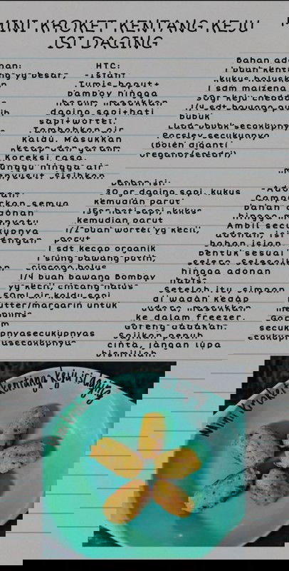 Mini Kroket Kentang Keju Isi Daging