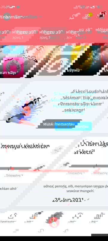 Menuju kelahiran si utun masih anteng