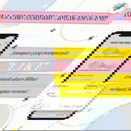 Dah gunakan ciri aplikasi baru?