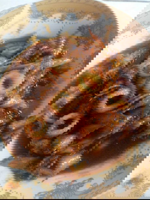 Cumi Pedas Asam Manis