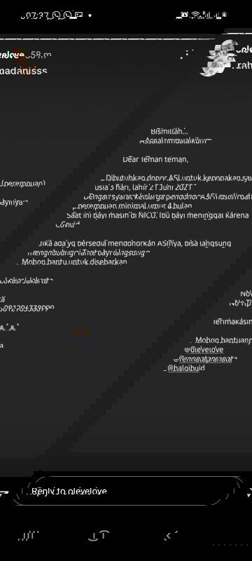 Dibutuhkan donor ASIP