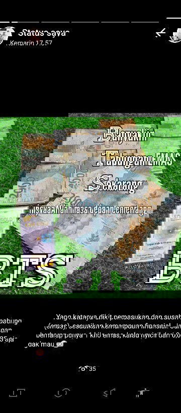 Awal Perjalanan Menabung Saya