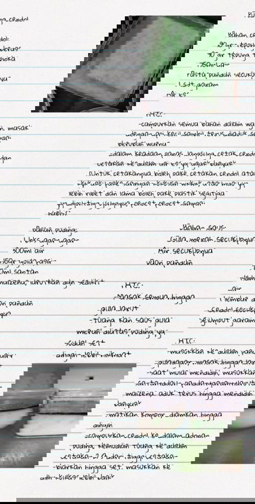 Puding Cendol, dessert lezat dengan kearifan lokal