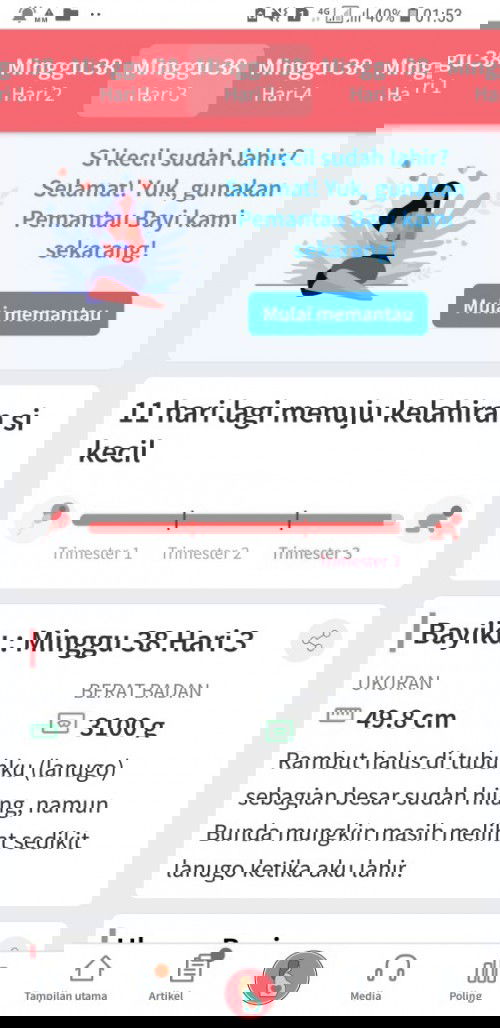 Belom ngrasain kontraksi