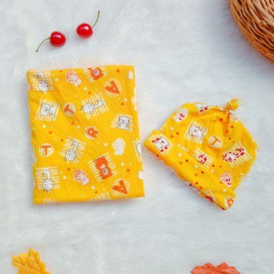 Bedong set topi bayi