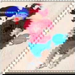 Jumper bayi set topi 0-12 bulan bun