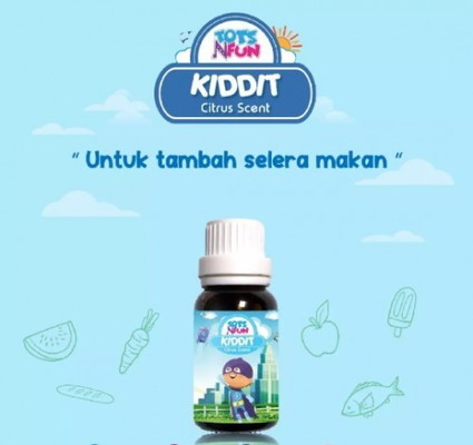 Kiddit tambah berat badan & tambah selera makan.