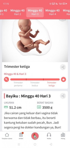 kehamilan udah 40weeken 3day kok belum ada tanda2 kelahiran solusinya ya bund mohon doanya semoga aj
