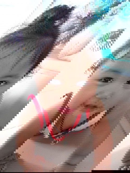 10 เดือน แต่ซนมากจนไม่แน่ใจว่าได้ลูกสาวหรือได้ลูกลิง