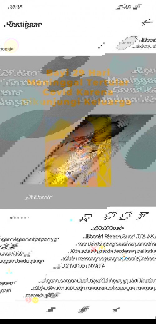 Jangan Sepelein Covid 19