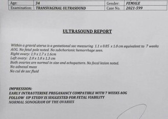 Pag ganito po ba, blighted ovum na po 😞 pero pinag tatake po ako ng progesterone.