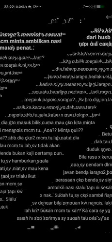 Luahan saja ni tapi aiya tida penting lah ni,tida payah balas..