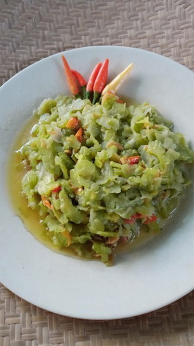 Tumis pare pedas kesukaan suami