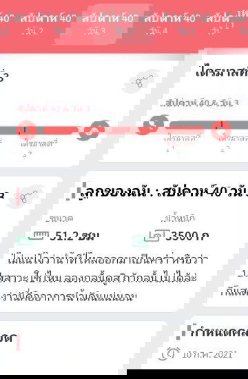 กำหนดคลอด 10 ก.ค. 64
