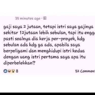 Ga mau emosi sendirian ..