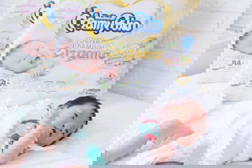 หลงรักในผิวสัมผัสมากค่ะ กับผ้าอ้อมเบบี๋รุ่นนี้ MamyPoko Super Premium Organic 🥰🥰