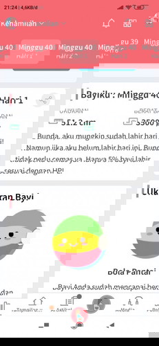 Lewat HPL. Tapi belum jg merasakan kontraksi.