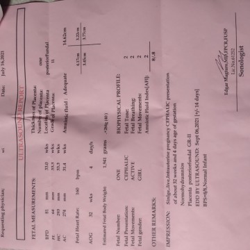 Hello mamsh sino marunong tumingin ng BPS ultrasound ok po ba ang ultrasound ko sa 30 pa po balik ko