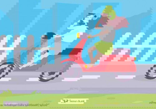 Bun kalau hamil 12 Minggu aman gak kalau sering naik motor.