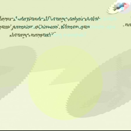 Nampak apa tu?