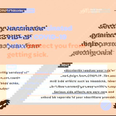 Amazing fact! Be Vaccinated!