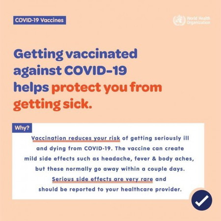 Amazing fact! Be Vaccinated!