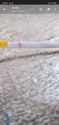 Bun garis 2 yg 1 samar itu hamil tidak?soal kata paraji aku hamil 2 bulan Tak tes hasilnya itu