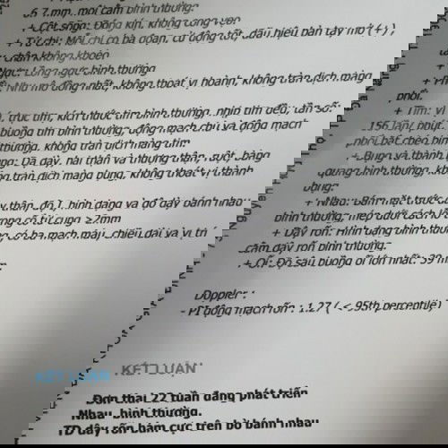 Dây rốn bám cực trên bờ bánh nhau