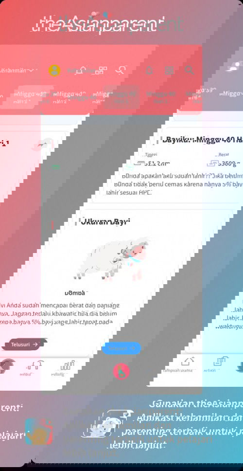 HPL tgl 20 juli H+1 belum ada tanda-tanda
