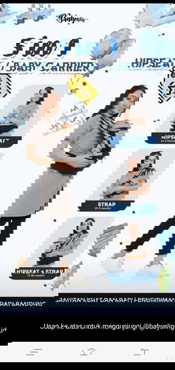 Gendongan mmeenuhi standar atau belum