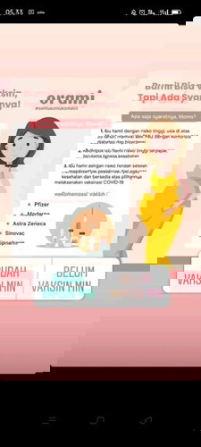 Vaksin pada ibu hamil