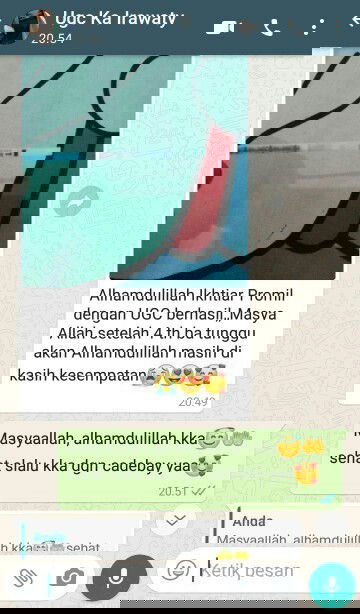 But para Pejuang garis 2, ikhtiar bareng UGC, insyaallah positif..