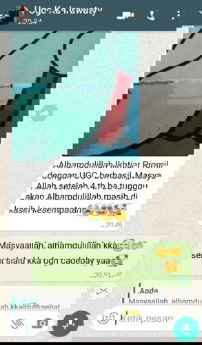 But para Pejuang garis 2, ikhtiar bareng UGC, insyaallah positif..